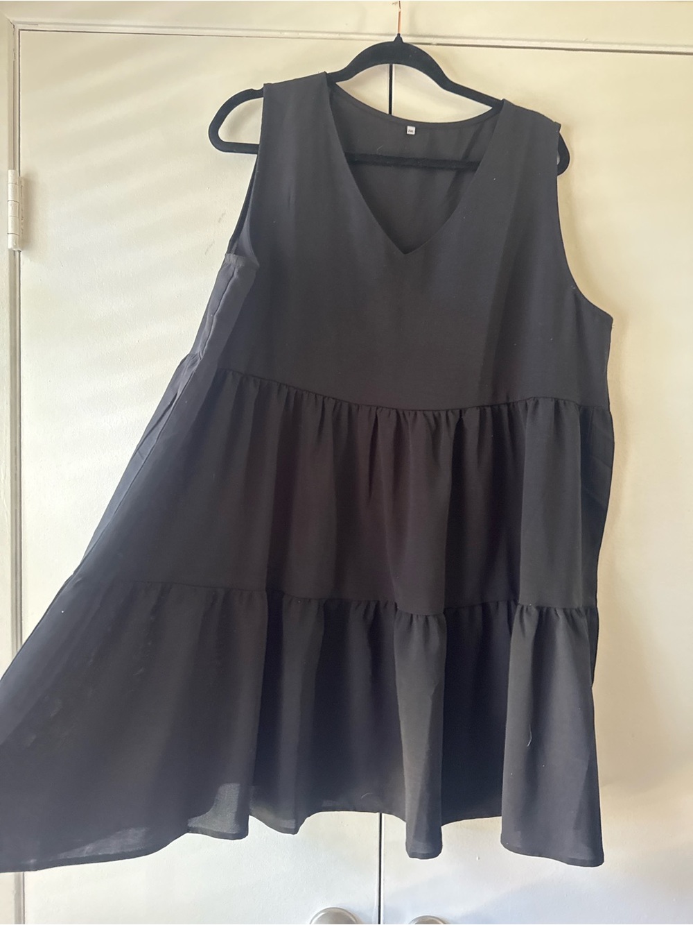 BerryYou Black Lace Sleeveless Blouse 2XL High Neck Keyhole Top